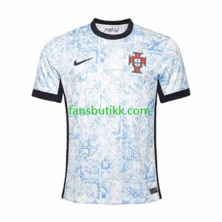 Fotballdrakt Portugal Bortetrøye Euro 2024 Kortermet